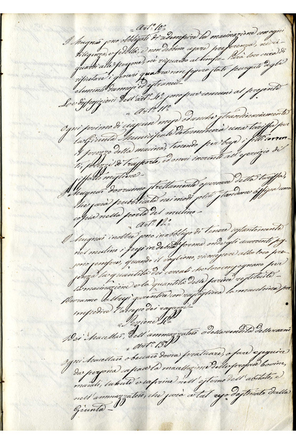 BUSTA 1 CAT I CLASSE VIII FASCICOLO 1 ANNI 1861 1869 SERIE N 16 REG N 1 REG A 1861 PAGINA 23 R TIPO Foglio Interno