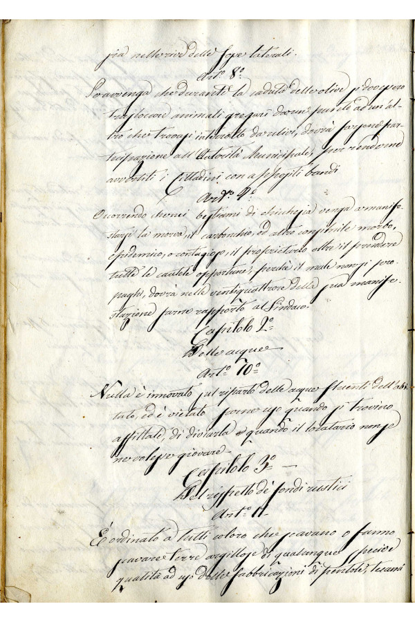 BUSTA 1 CAT I CLASSE VIII FASCICOLO 1 ANNI 1861 1869 SERIE N 16 REG N 1 REG A 1861 PAGINA 45 V TIPO Foglio Interno