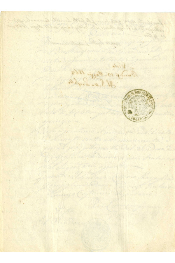 BUSTA 1 CAT I CLASSE VIII FASCICOLO 1 ANNI 1861 1869 SERIE N 16 REG N 2 REG A 1862 1863 PAGINA Senza numero TIPO Copia 004