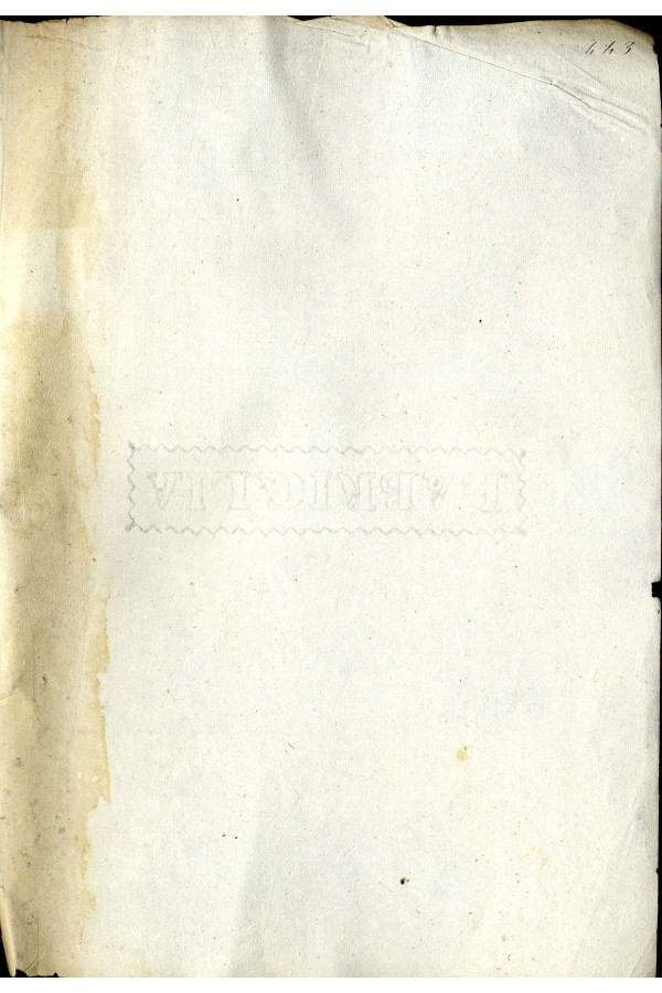 BUSTA 1 CAT I CLASSE VIII FASCICOLO 1 ANNI 1861 1869 SERIE N 16 REG N 3 REG A 1863 1865 PAGINA 443 TIPO Foglio Interno