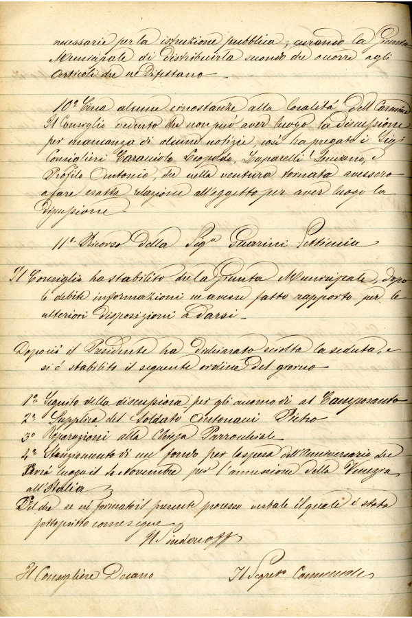 BUSTA 1 CAT I CLASSE VIII FASCICOLO 1 ANNI 1861 1869 SERIE N 16 REG N 4 REG A 1866 1867 PAGINA 76 V TIPO Foglio Interno