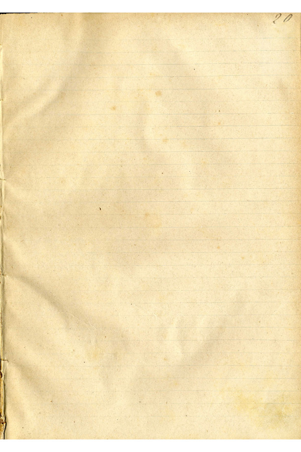 BUSTA 3 CAT I CLASSE VIII FASCICOLO 1 ANNI 1876 1883 SERIE N 16 REG N 14 REG A 1876 1879 PAGINA 20 R TIPO Foglio Interno