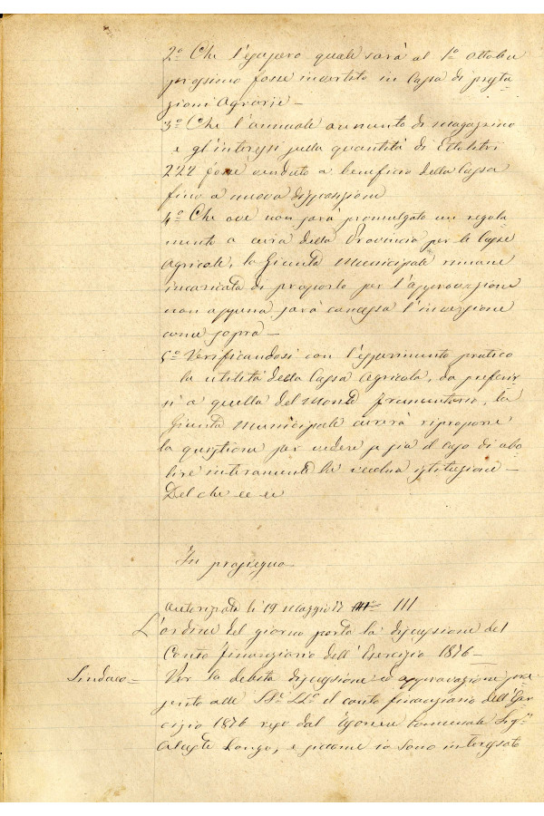 BUSTA 3 CAT I CLASSE VIII FASCICOLO 1 ANNI 1876 1883 SERIE N 16 REG N 14 REG A 1876 1879 PAGINA 28 V TIPO Foglio Interno 002