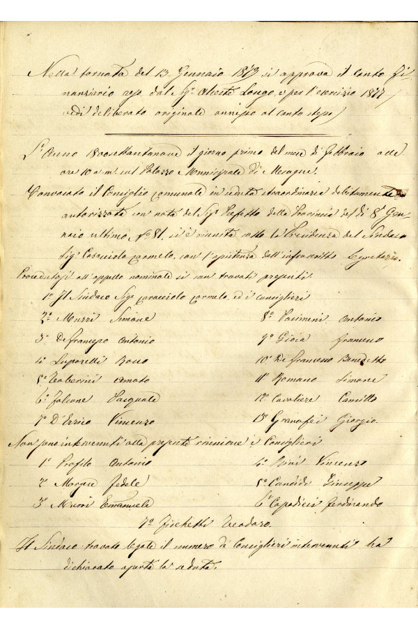 BUSTA 3 CAT I CLASSE VIII FASCICOLO 1 ANNI 1876 1883 SERIE N 16 REG N 14 REG A 1876 1879 PAGINA 51 V TIPO Foglio Interno 003