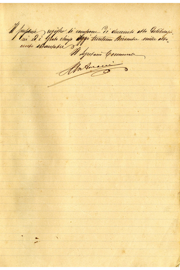BUSTA 3 CAT I CLASSE VIII FASCICOLO 1 ANNI 1876 1883 SERIE N 16 REG N 16 REG A 1882 1883 PAGINA 158 V TIPO Foglio Interno 002