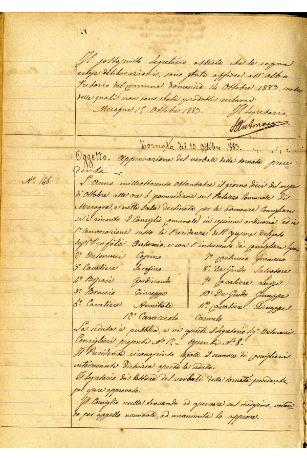 BUSTA 3 CAT I CLASSE VIII FASCICOLO 1 ANNI 1876 1883 SERIE N 16 REG N 16 REG A 1882 1883 PAGINA 81 V TIPO Foglio Interno 002