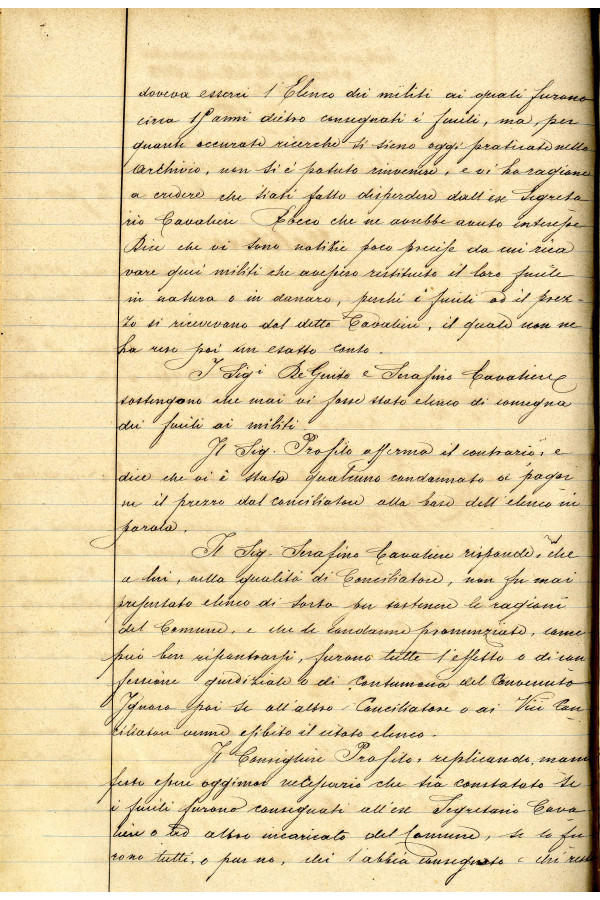 BUSTA 3 CAT I CLASSE VIII FASCICOLO 1 ANNI 1876 1883 SERIE N 16 REG N 16 REG A 1882 1883 PAGINA 83 V TIPO Foglio Interno